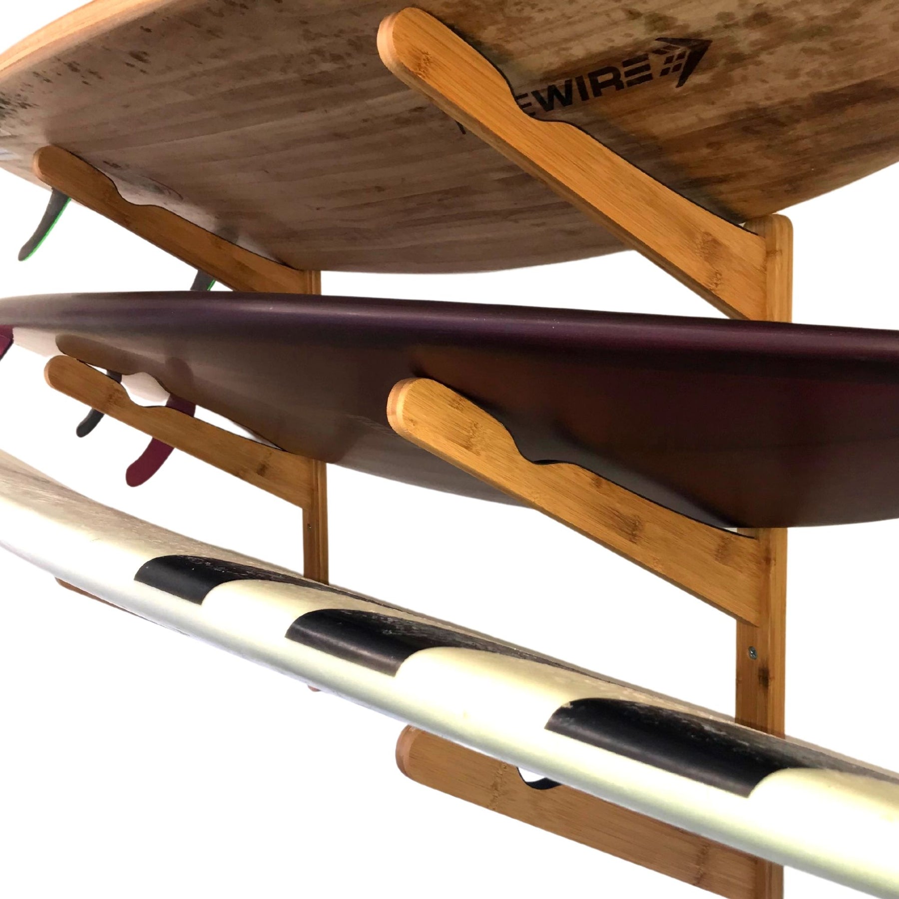 Trifecta support de rangement pour planche à roulettes et longboard,  support mural