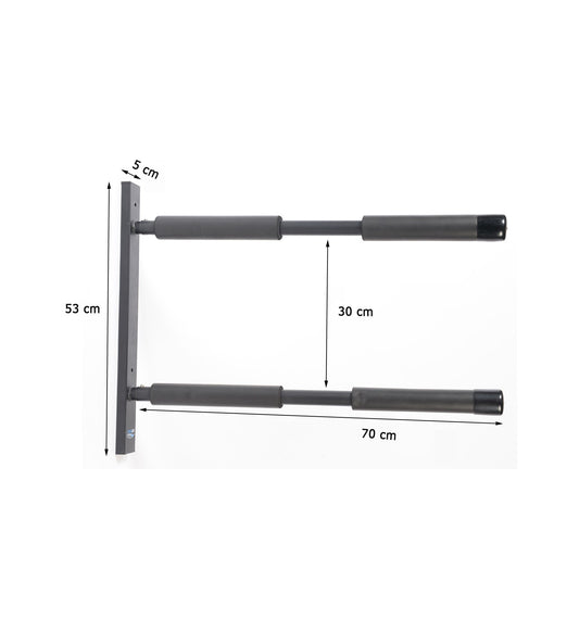 Support Mural Double Rack